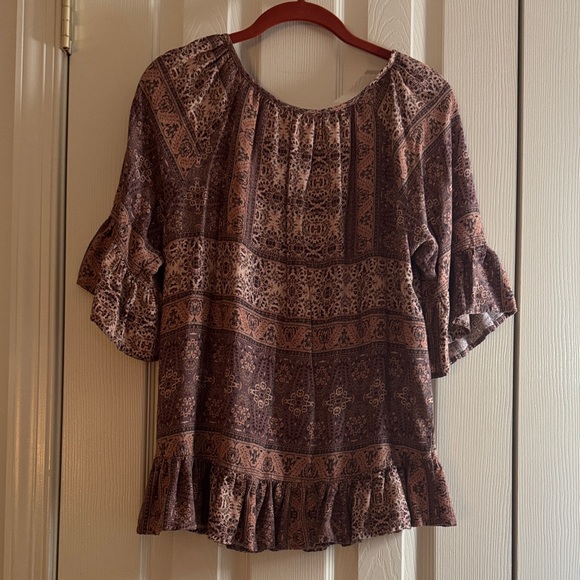 🌸 Knox Rose Boho Peasant Top – Size XL - Picture 2 of 6